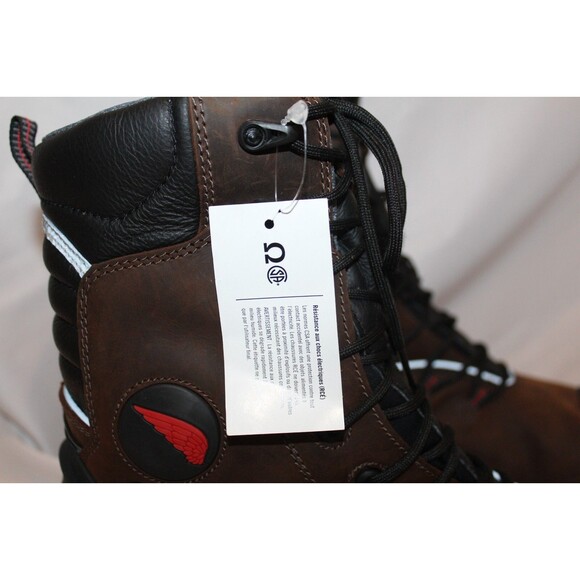RED WING PETROKING MEN 6 WOMEN 7 8\' INSULATED BROWN WINTER WORK BOOTS NWOB $330